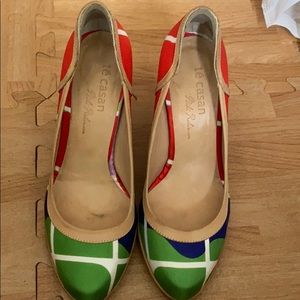 Te Casan Niki Robinson Scarf Platform Size 36